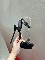 Louboutin black leather 12mm heels  - 2