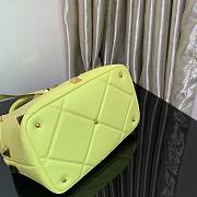 Valentino small Roman Stud Yellow Nappa Leather Bag - 4