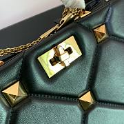 Valentino small Roman Stud Black Nappa Leather Bag - 2