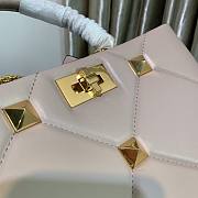 Valentino small Roman Stud Beige Nappa Leather Bag - 6