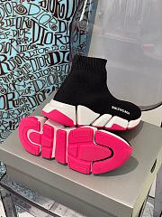 Balenciaga trainer black pink sneakers - 4