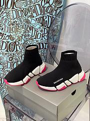 Balenciaga trainer black pink sneakers - 3