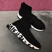 Balenciaga black/white trainer sneaker - 6