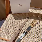 Dior 30 Montaigne Reversible Beige Belt 2.0cm - 3