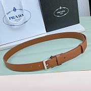 Prada brown belt 2.5cm - 1