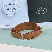 Prada brown belt 2.5cm - 3