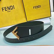 Fendi Fendi First Gold Logo Buckle Belt 6cm - 4