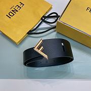 Fendi Fendi First Gold Logo Buckle Belt 6cm - 6