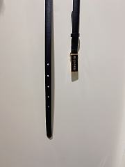 Miumiu black leather belt 1.5cm - 3