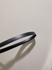 Miumiu black leather belt 1.5cm - 6