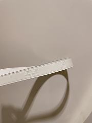 Prada Saffiano white logo belt 2.0cm - 3