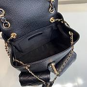 Chanel 23P caviar leather 2 pockets backpack - 4