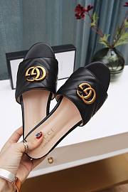 Gucci GG matelasse black slide sandal - 5