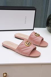 Gucci GG matelasse beige slide sandal - 3