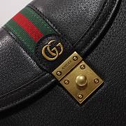 Gucci Ophidia small black top handle bag - 3