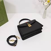 Gucci Ophidia small black top handle bag - 2