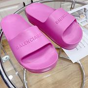 Balenciaga Chunky pink slide sandal - 6