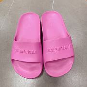Balenciaga Chunky pink slide sandal - 4