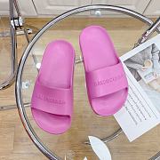 Balenciaga Chunky pink slide sandal - 3