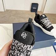 Dior Plaid Patterns Flower Patterns Monogram Sneaker  - 3