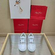 Roger Vivier Very Vivier Strass Buckle White Sneakers - 6