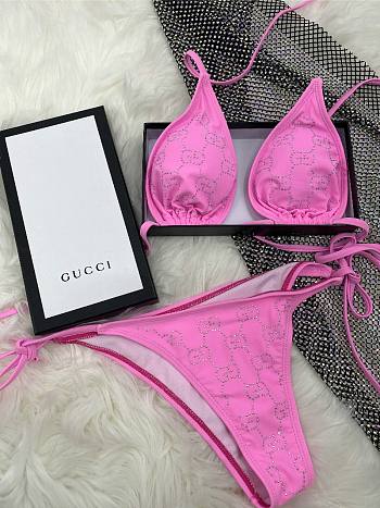 Gucci pink bikini