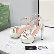 Gucci gold white high heels 13cm - 6