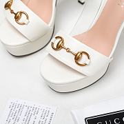 Gucci gold white high heels 13cm - 3