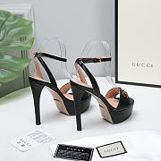 Gucci gold black high heels 13cm - 5