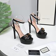 Gucci gold black high heels 13cm - 3