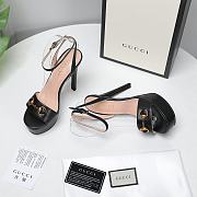 Gucci gold black high heels 13cm - 2