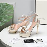 Gucci gold metallic high heels 13cm - 6