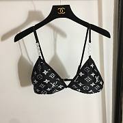 Louis Vuitton black denim effect bikini - 2