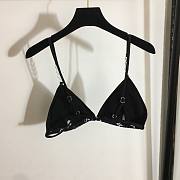 Louis Vuitton black denim effect bikini - 3