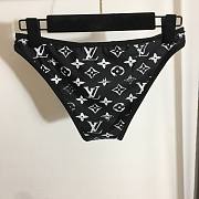 Louis Vuitton black denim effect bikini - 5