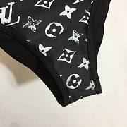 Louis Vuitton black denim effect bikini - 6