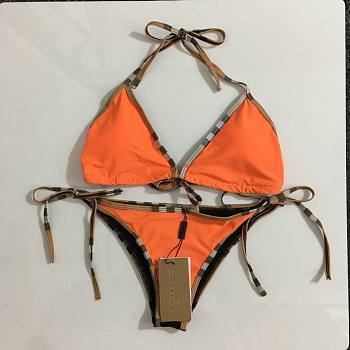 Burberry orange bikini