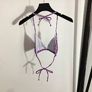 Gucci purple monogram bikini - 2