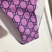 Gucci purple monogram bikini - 4