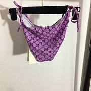 Gucci purple monogram bikini - 6
