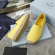 Prada Yellow cotton drill espadrilles - 2