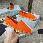 Prada orange cotton drill espadrilles - 5