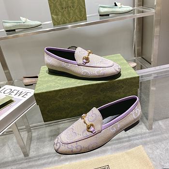 Gucci Maxi Purple GG Jordaan loafers