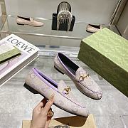 Gucci Maxi Purple GG Jordaan loafers - 4