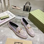 Gucci Maxi Purple GG Jordaan loafers - 2