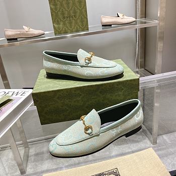 Gucci Maxi Green GG Jordaan loafers