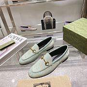 Gucci Maxi Green GG Jordaan loafers - 5