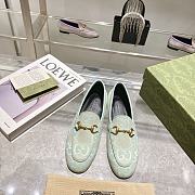 Gucci Maxi Green GG Jordaan loafers - 3