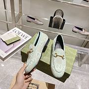 Gucci Maxi Green GG Jordaan loafers - 2