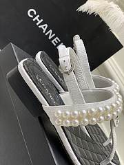 Chanel pearl white sandals - 2